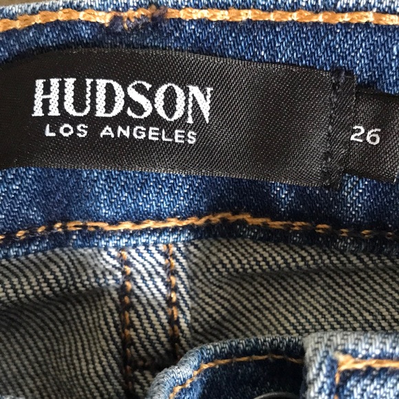 Hudson Jeans Bettie High-Rise Taper Jeans Blue Size 26 - Picture 11 of 13